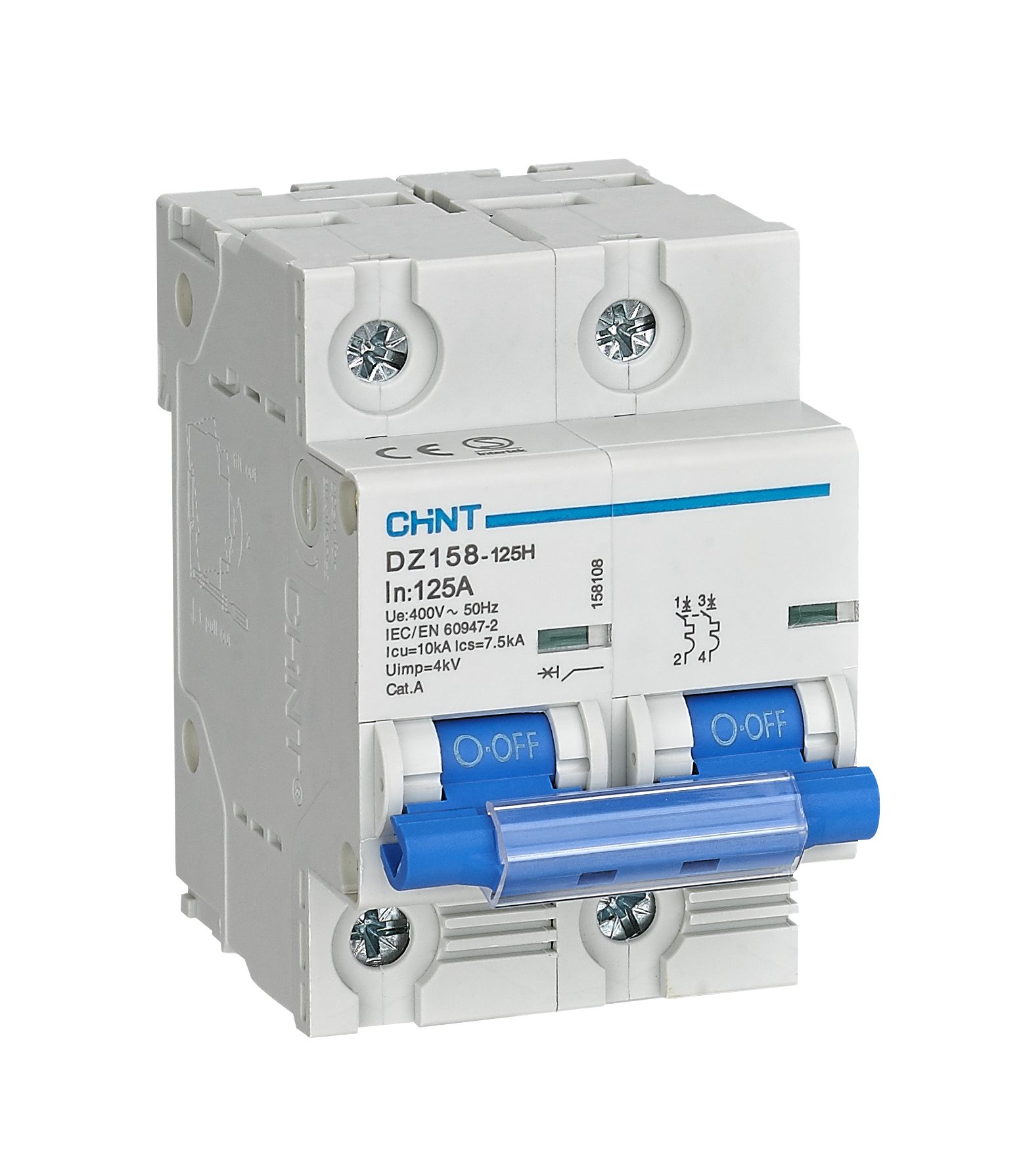 DZ158-125H 125A 2P-MCCB