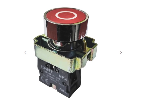 BOTON DE COMANDO ROJO METAL O  1NC
