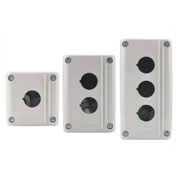 CAJA DE PLASTICO 1,2,3 BOTONES